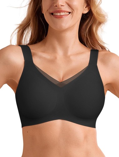 Women No Underwire Bralettes Push Up Wireless Supportive Full Coverage Bras