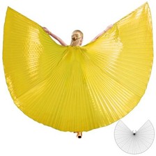 Belly Dance Isis Wings with Sticks Adult Costume Angel Wings Carnival Halloween