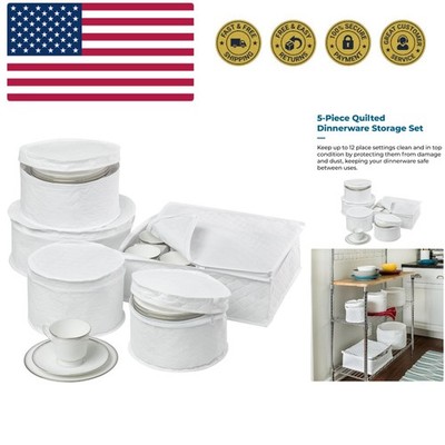 Dinnerware Storage Containers Set, Perfect for Dish Storage, China Storage, a...
