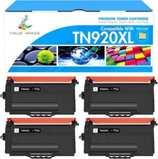 TN920XL TN920 Black Toner Catridge 4 Pack with Chip for Brother HL, DCP, MFC
