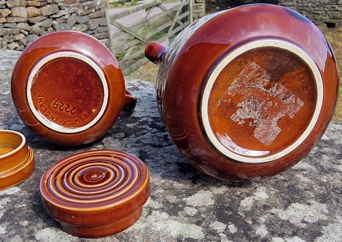 Vintage 1960s Beswick Zorba Coffee Pot & Hot Water Jug Pair, Graham Tongue (photo 3)