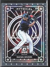 2022 Donruss Optic Rafael Devers Mythical #MTH-12 Boston Red Sox BASEBALL