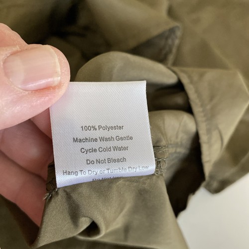 Chemise boutonnée extérieure à bandes Delta loisirs sauvagine. Vert olive. Homme XL. - Photo 9/9
