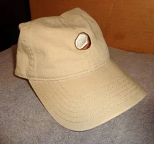 Otto Coconut Embroidered Logo Kahki Brown Trucker Hat Baseball Cap Buckle Strap