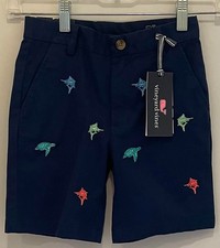 VINEYARD VINES Boys NEW Stretch Breaker Navy Blue Shorts, Size 6 MSRP 59.50