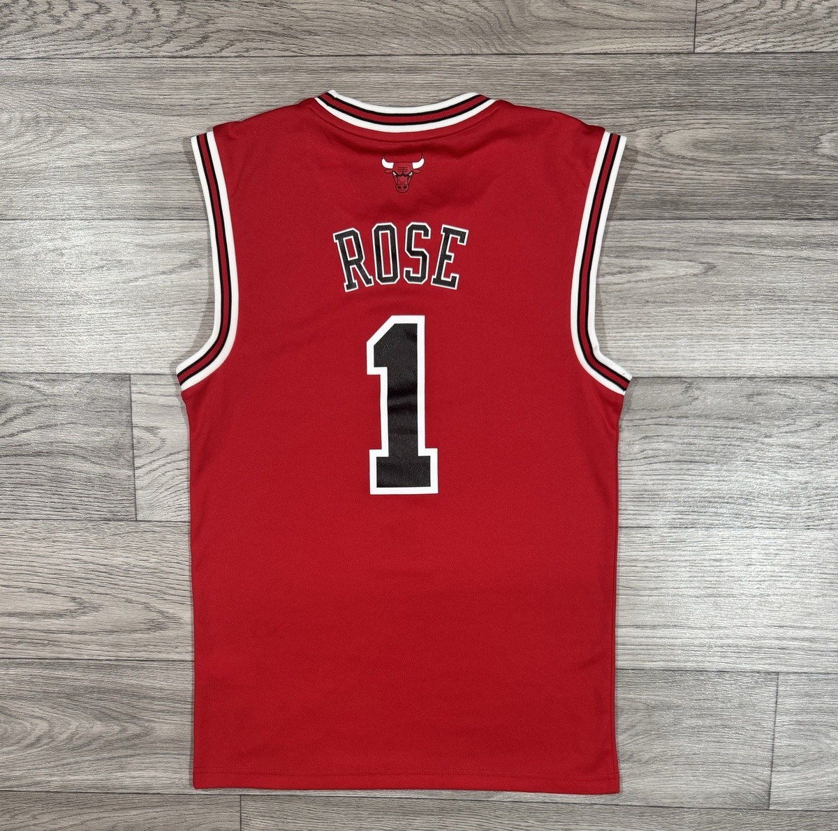Chicago Bulls Derick Rose #1 Adidas NBA Basketball Jersey Size S