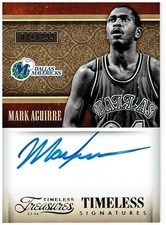 Mark Aguirre 2013-14 Timeless Treasures Timeless Signatures #24 