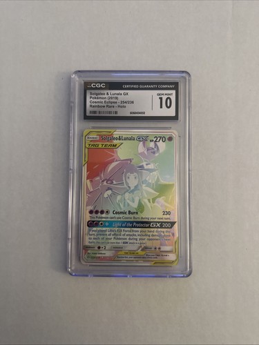 Solgaleo & Lunala-GX graded CGC 10 for sale on eBay