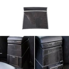 Für BMW X3 E83 2004-2010 Kohlenstoff Mittelkonsole Armlehne Box Rücken Abdeckung