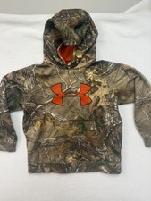 Under Armour Youth Medium Camo Realtree Pullover Hoodie Sweatshirt