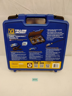 #ad Yellow Jacket 67071 YJACK Temperature Humidity Kit Clamps Psychrometers $255.00