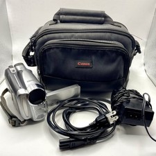 Canon DC220 Mini DVD Camcorder/ Digital Camera w/ 35x Optical Zoom Bag Charger