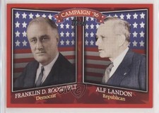 2008 Topps Historical Campaign Match-Ups Franklin D Roosevelt Alf Landon 1o0