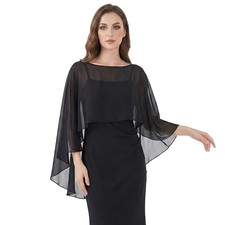 1Pcs Chiffon Shawls and Wraps for Evening Dresses Soft Wraps for Women Wedding