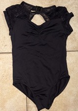 Danz N Motion by Danshuz Youth Size 8-10 Black Dance Leotard