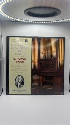 Handel Organ Concertos 1-6 E. Power Biggs Sir Adrian Boult 2LP Columbia