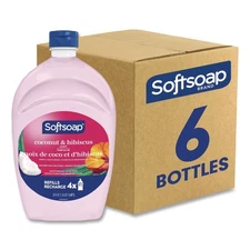 Softsoap US07162A Liquid Hand Soap Refills - Coconut and Hibiscus (6/Carton) New