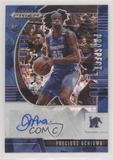 2020 Panini Prizm Draft Picks Prospect Blue Ice 67/75 Precious Achiuwa Auto b4a