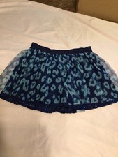 Justice Girls Multi Layer Skorts Sz 10 Pre Owned Blue