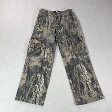 Mossy Oak Pants Boys 8 Multicolor Camo Cargo Hunting Youth Outdoor Twill Pants