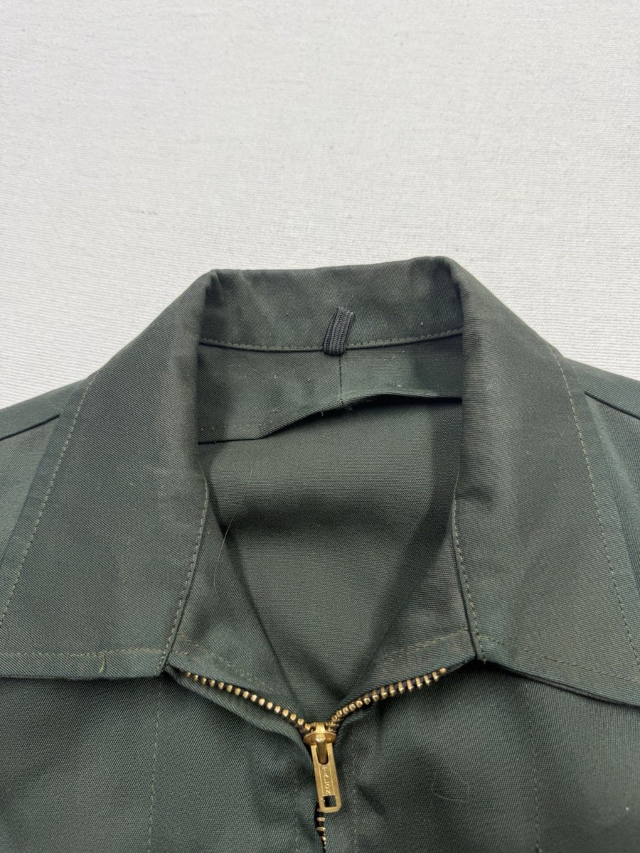 Vintage 1960's Mr. 2 Ply Work Wear Jacket Size M Green Ike 2