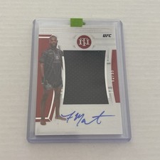 2023 Chronicles UFC Aljamain Sterling National Treasures Memorabilia Auto # /99