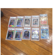 Panini NBA PSA Auto 10-Card Lot 2020-21 Prizm/Chronicles/Obsidian Rodman
