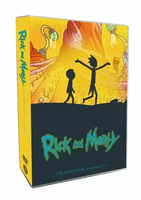 Rick and Morty: The TV Complete Seasons 1-7 (DVD , 14-Disc Box Set) Region 1.
