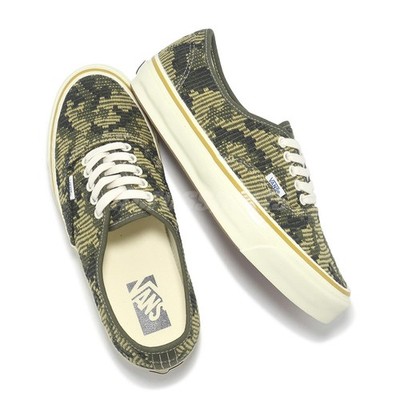 Vans Lx Authentic 44 Camo Antique Gold Men Unisex Casual Shoes
