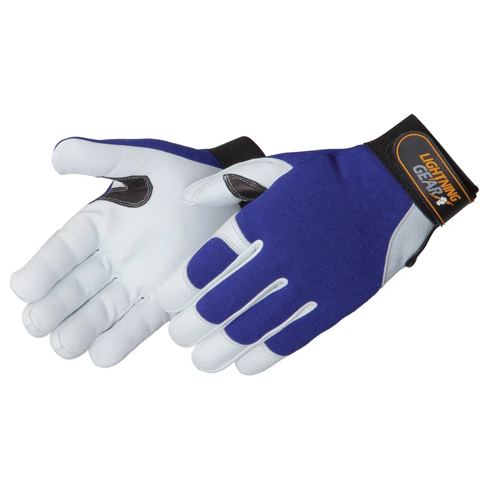LIBERTY GLOVE & SAFETY 0816 Goatskin Leather Mechanics Construction Protective Comfortable Work Gloves
