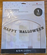 6ft Happy Halloween Party Banner