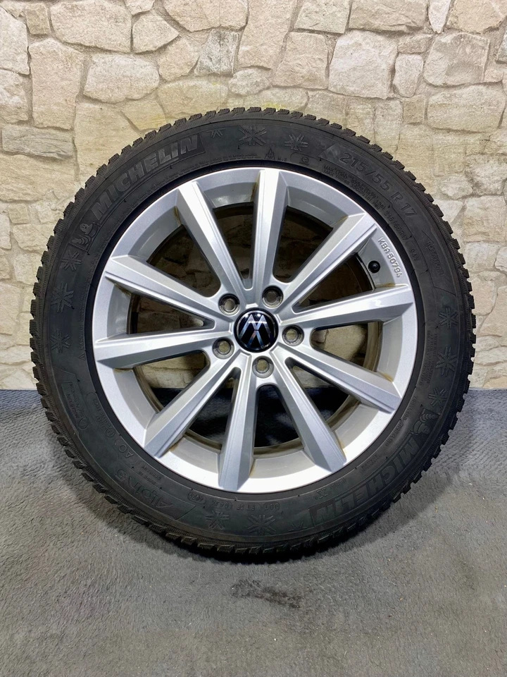 Original VW T-Roc Merano 17 Zoll Felgen Winterreifen 215/55 R17 - Bild 4 von 4