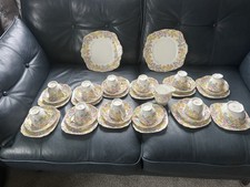 Royal Albert Crown China hand painted Tea Set.  Countess Shape Design 118.