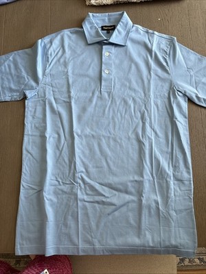 Paul Stuart Blue Performance Polo NWOT Size Medium