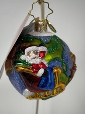 Christopher Radko "ALL I WANT FOR CHRISTMAS" 3" Gem Ornament 1021065