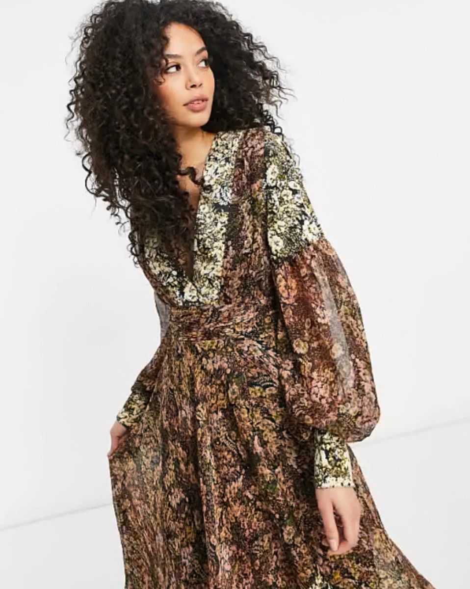 green emerald velvet dress Rent ASOS DESIGN Tall Corset Maxi Dress With Soft Cowl Front In Stone main image 1
