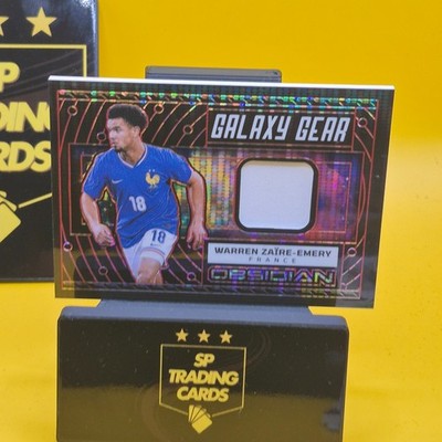 Warren Zaire-Emery PSG 23-24 France Panini Obsidian Galaxy Gear Patch /49