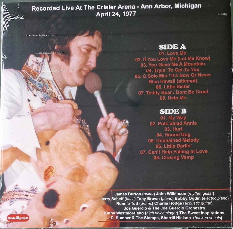 Elvis Presley  Ol' Swivel Hips Still Woves 'Em COLORED  vinyl LP  April 24, 1977 - Bild 2 von 2