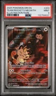 Pokémon TCG Team Rockets Meowth Card 203/182 Destined Rivals PSA 9