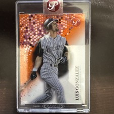 2022 Topps Pristine Luis Gonzalez Encased Orange Refactor Parallel /25