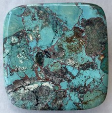 Bisbee Blue Turquoise Large Belt Buckle Outstanding Specimen.