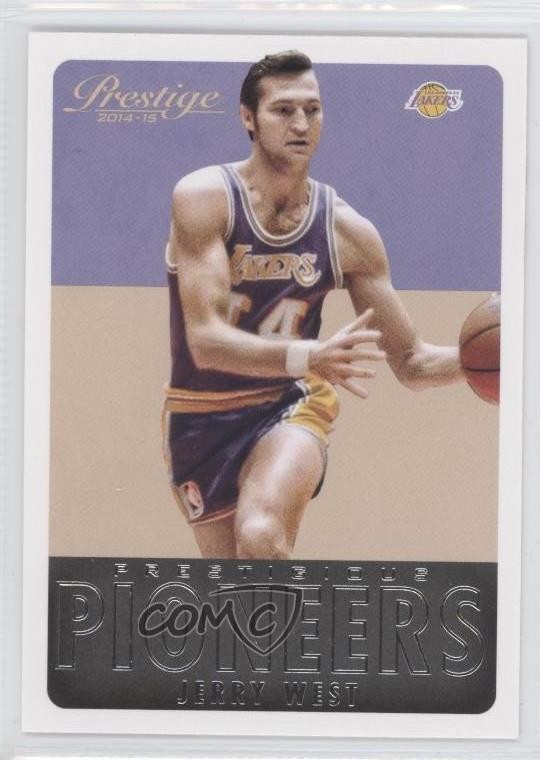 2014-15 Panini Prestige Prestigious Pioneers Jerry West #10 HOF 0q0