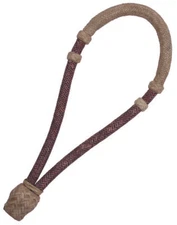 Buffalo Leather Duo-Toned Rawhide Bozal