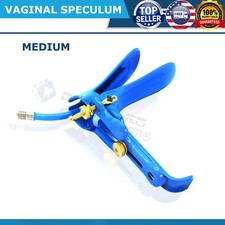 Blue Coated LLETZ LEEP Pederson Vaginal Speculum MEDIUM OB/GYN Instruments