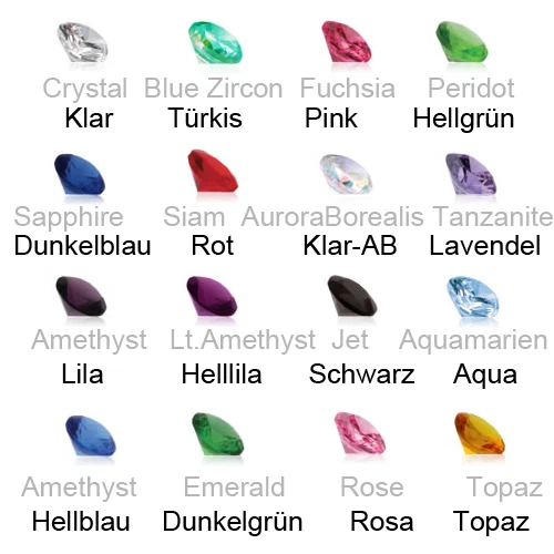 0,8mm Titan Nasen Piercing Stecker gerade mit Kristall Nose stud Nasenstecker - Bild 3 von 3