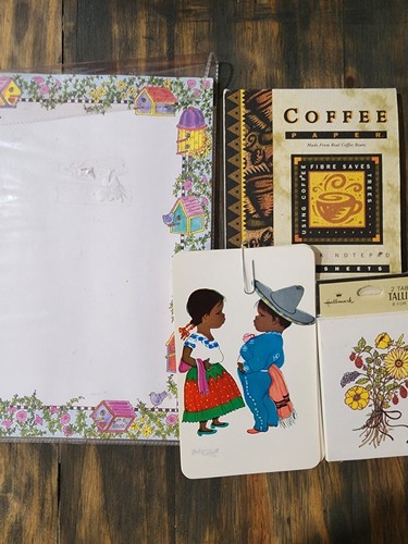 Lot Vintage Letterset Memo Pad Writing Paper Montag Drawing Board Sunrise Dance - Picture 23 of 23