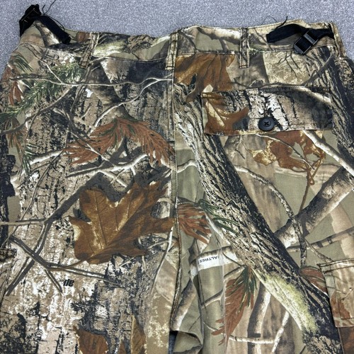 Realtree Trousers Adult 34x30 Brown Carpenter Canvas Camo Y2K Pants Workwear Men - Picture 8 of 8