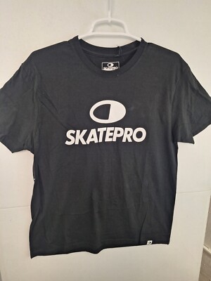 Skate Pro Men's Medium Black Short Sleeve T-Shirt NWT