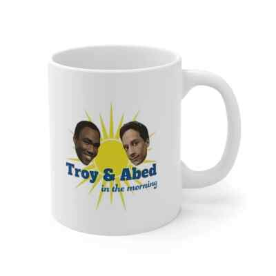 #ad Community Troy and Abed in the Morning Coffee Mug $29.95