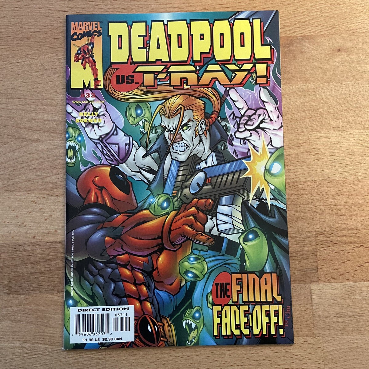 Deadpool vs T-Ray #33 Sharp Marvel Comic Book | eBay